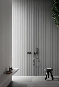 Background tile, Color white, Style designer, Ceramics, 31.2x79.7 cm, Finish matte