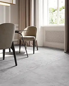 Basistegels, Kleur grijze, Geglazuurde porseleinen steengoed, 120x120 cm, Oppervlak antislip