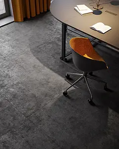 Basistegels, Kleur zwarte, Geglazuurde porseleinen steengoed, 120x120 cm, Oppervlak antislip
