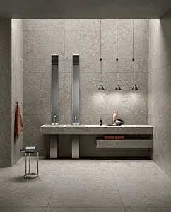 Background tile, Effect other stones, Color grey, Glazed porcelain stoneware, 120x120 cm, Finish antislip