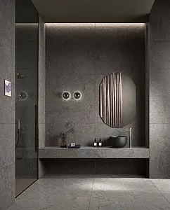Background tile, Effect other stones, Color grey, Glazed porcelain stoneware, 120x120 cm, Finish antislip