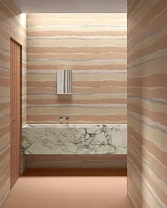 Background tile, Effect terracotta,concrete, Color brown, Glazed porcelain stoneware, 60x120 cm, Finish antislip