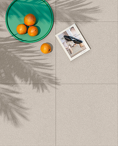 Background tile, Effect terracotta,concrete, Color beige, Glazed porcelain stoneware, 60x60 cm, Finish antislip