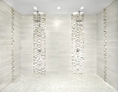 Mosaic tile, Color multicolor, Ceramics, 20x50 cm, Finish matte