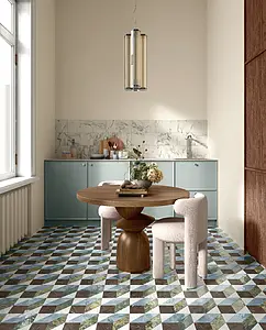 Background tile, Effect other marbles,onyx,amazonite,statuario, Color multicolor, Glazed porcelain stoneware, 20x20 cm, Finish glossy