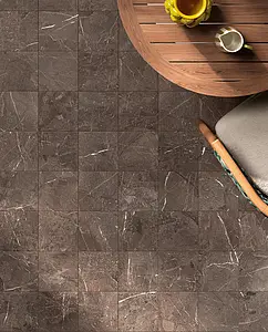 Background tile, Effect other marbles, Color brown, Glazed porcelain stoneware, 20x20 cm, Finish matte