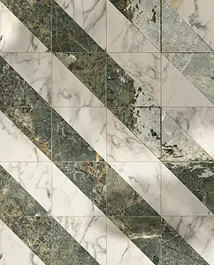 Background tile, Effect other marbles,amazonite, Color multicolor, Glazed porcelain stoneware, 20x20 cm, Finish glossy