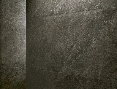 Bakgrundskakel, Textur sten,other stones, Färg svart, Oglaserad granitkeramik, 60x120 cm, Yta halksäker