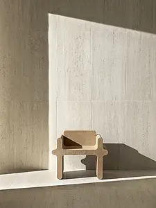 Grundflise, Effekt sten,other stones, Farve beige, Uglaseret porcelænsstentøj, 60x120 cm, Overflade skridsikker