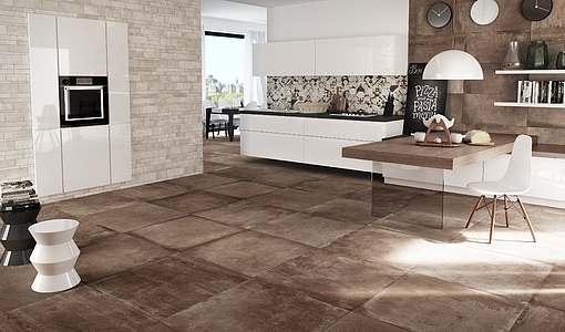 HUP Upgrade Porcelain Tiles produced by Ceramica Del Conca, Style patchwork, Concrete effect