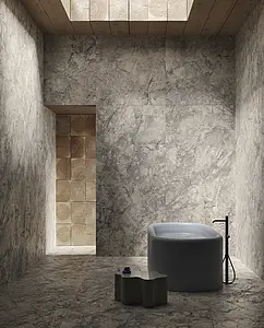 Background tile, Effect other marbles, Color grey, Glazed porcelain stoneware, 120x260 cm, Finish antislip