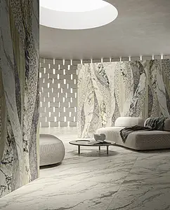 Background tile, Effect other marbles, Color grey,white, Glazed porcelain stoneware, 120x120 cm, Finish antislip