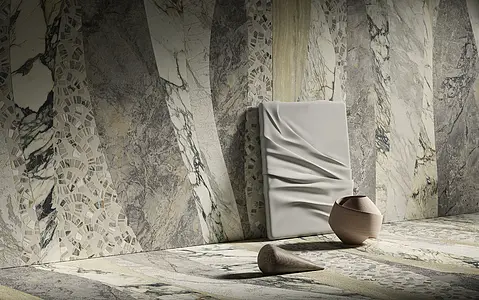 Background tile, Effect other marbles, Color multicolor, Glazed porcelain stoneware, 120x260 cm, Finish antislip