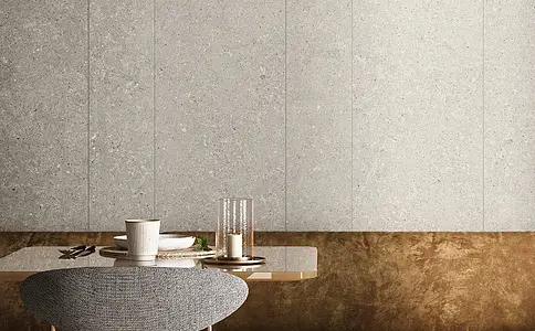 Background tile, Effect other stones, Color grey, Glazed porcelain stoneware, 60x120 cm, Finish antislip