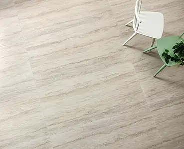 Hintergrundfliesen, Optik stein, Farbe beige, Glasiertes Feinsteinzeug, 75x150 cm, Oberfläche matte