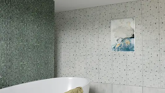 Mosaik flise, Natursten, 30x30 cm, Overflade Sleben