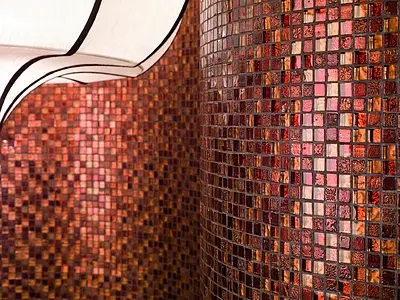 Mosaico, Colore marrone, Vetro, 29.8x29.8 cm, Superficie Satinata