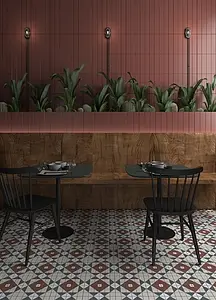 Mosaic effect tiles, Color multicolor, Glazed porcelain stoneware, 20x20 cm, Finish antislip