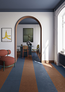 Background tile, Effect resin, Color brown, Glazed porcelain stoneware, 45x90 cm, Finish matte