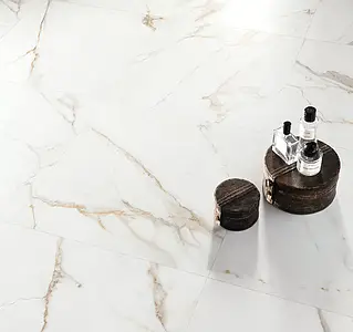 Background tile, Effect stone,other marbles, Color beige,white, Glazed porcelain stoneware, 60x60 cm, Finish matte