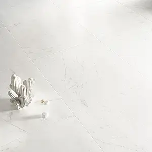 Grundflise, Effekt sten,other marbles, Farve hvid, Glaseret porcelænsstentøj, 60x60 cm, Overflade mat