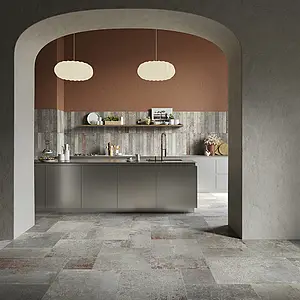 Background tile, Effect other stones, Color grey, Glazed porcelain stoneware, 30x60 cm, Finish antislip