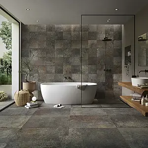 Background tile, Effect other stones, Color grey,brown, Glazed porcelain stoneware, 30x30 cm, Finish antislip