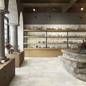 Background tile, Effect other stones, Color beige, Glazed porcelain stoneware, 60x90 cm, Finish antislip