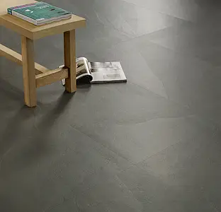 Background tile, Effect slate, Color grey, Glazed porcelain stoneware, 60x120 cm, Finish antislip