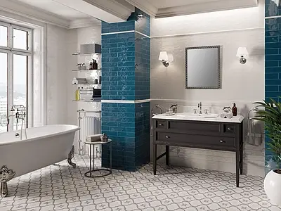 Background tile, Effect faux encaustic tiles, Color multicolor, Unglazed porcelain stoneware, 20x20 cm, Finish antislip