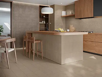Background tile, Effect other stones, Color beige, Glazed porcelain stoneware, 15x30 cm, Finish antislip