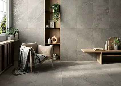 Background tile, Effect stone,other stones, Color grey,brown, Glazed porcelain stoneware, 60x120 cm, Finish antislip