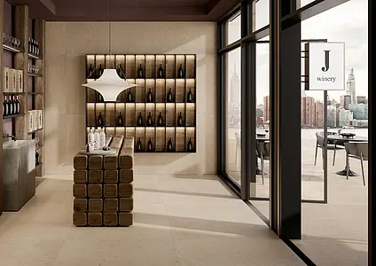 Background tile, Effect other stones, Color beige, Glazed porcelain stoneware, 60x120 cm, Finish matte