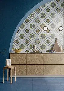 Background tile, Color multicolor, Style handmade, Glazed porcelain stoneware, 20.3x20.3 cm, Finish glossy