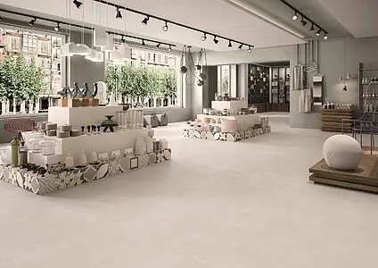 Grundflise, Uglaseret porcelænsstentøj, 80x80 cm, Overflade skridsikker