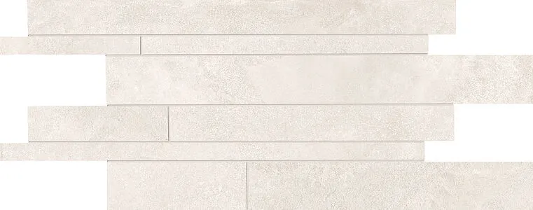 Emilceramica, Be-Square, ED8K_Listelli sfalsati Ivory Nat