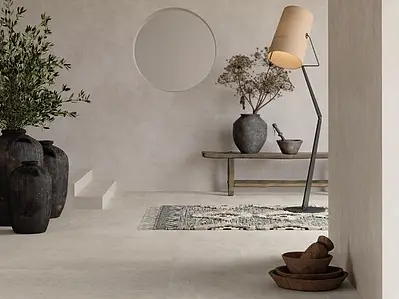 Background tile, Effect concrete, Color grey,white, Glazed porcelain stoneware, 60x120 cm, Finish antislip