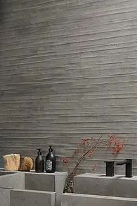 Carrelage, Effet béton, Teinte grise, Grès cérame émaillé, 60x120 cm, Surface antidérapante