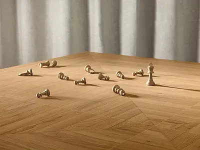 Background tile, Effect wood, Color brown, Glazed porcelain stoneware, 100x100 cm, Finish antislip