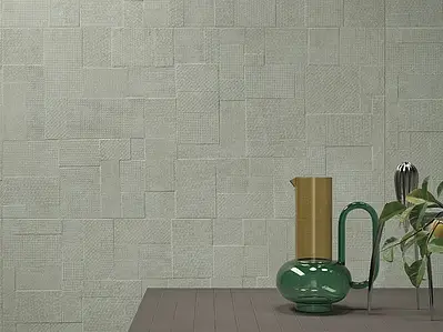 Bakgrunnsflis, Farge grå, Glasert porselenssteintøy, 5x15 cm, Overflate matt