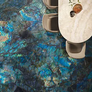 Grundflise, Effekt anden marmor, Farve beige, Glaseret porcelænsstentøj, 120x278 cm, Overflade poleret