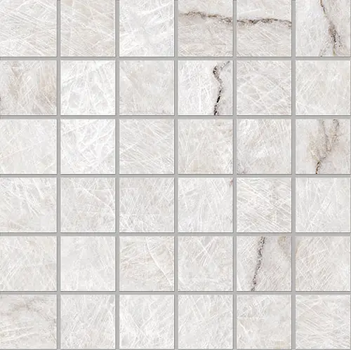 Emilceramica, Tele di Marmo Reloaded, E0Q5_Mosaico Quarzo Kandinsky Naturale