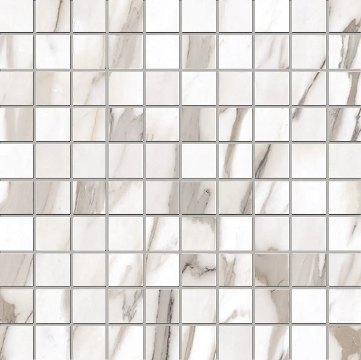 E0QL_Mosaico Calacatta Gold Canova Naturale Emilceramica Tele di Marmo Reloaded