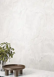 Background tile, Effect stone, Color grey,white, Glazed porcelain stoneware, 120x278 cm, Finish polished