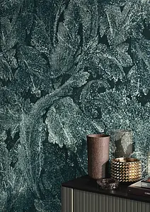 Bakgrundskakel, Textur sten,other marbles, Färg grön, Glaserad granitkeramik, 120x278 cm, Yta polerad