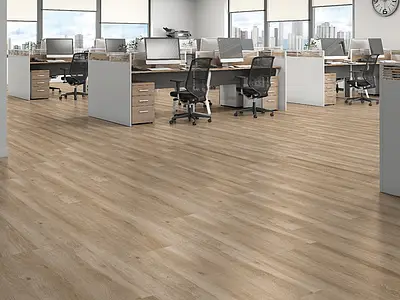 Background tile, Effect wood, Color beige, Glazed porcelain stoneware, 23.3x120 cm, Finish antislip