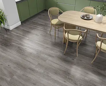 Background tile, Effect wood, Color grey, Glazed porcelain stoneware, 23.3x120 cm, Finish antislip