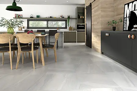 Background tile, Effect wood, Color beige, Glazed porcelain stoneware, 23.3x120 cm, Finish antislip