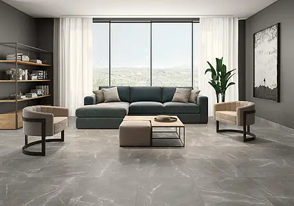 Background tile, Effect other marbles, Color grey, Glazed porcelain stoneware, 60x60 cm, Finish Honed