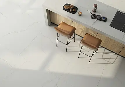 Background tile, Effect other marbles, Color white, Glazed porcelain stoneware, 100x100 cm, Finish matte